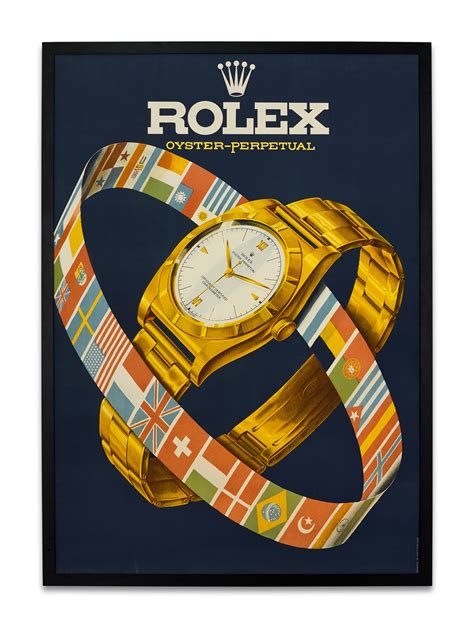 rolex watch posters vintage